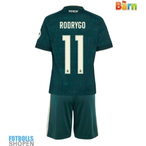 Billiga Real Madrid Rodrygo Goes #11 Bortatröja Barn 2026-27 Kortärmad (+ Korta byxor)